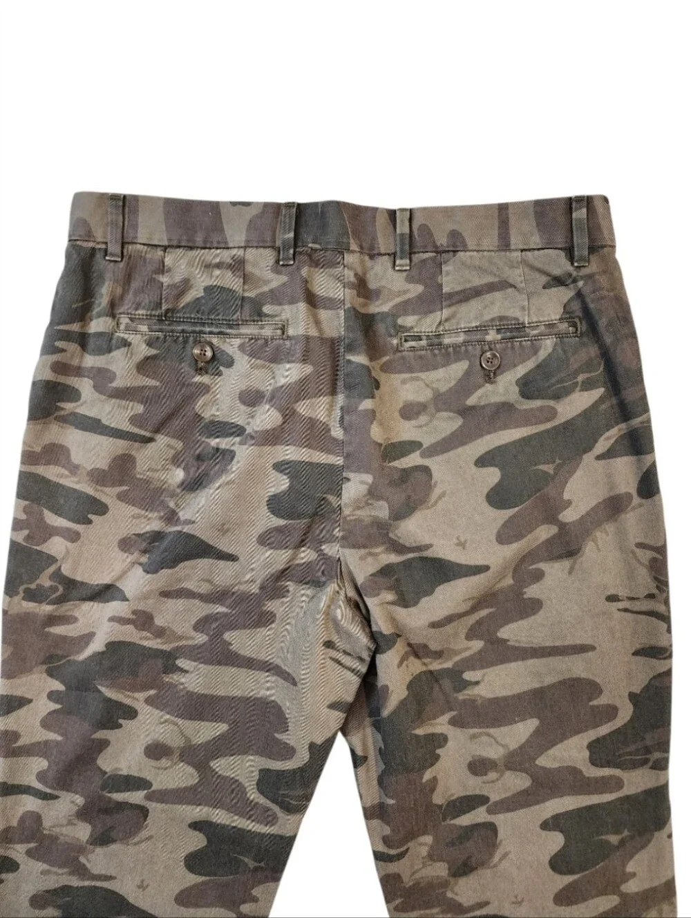 Banana Republic Men's Slim Fit Camouflage Print Chino Pants Size 33x30